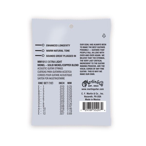 Retro® Acoustic Guitar Strings image number 1